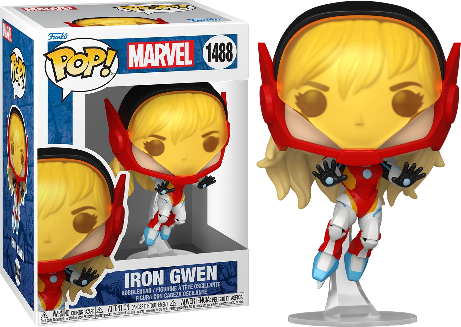 FUN83726 Marvel Comics: Gwen-Verse - Iron Gwen Pop! Vinyl - Funko - Titan Pop Culture