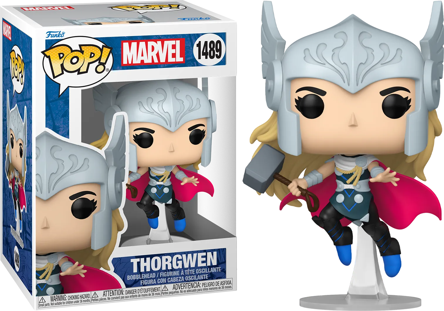 FUN83727 Marvel Comics: Gwen-Verse - Thorgwen Pop! Vinyl - Funko - Titan Pop Culture