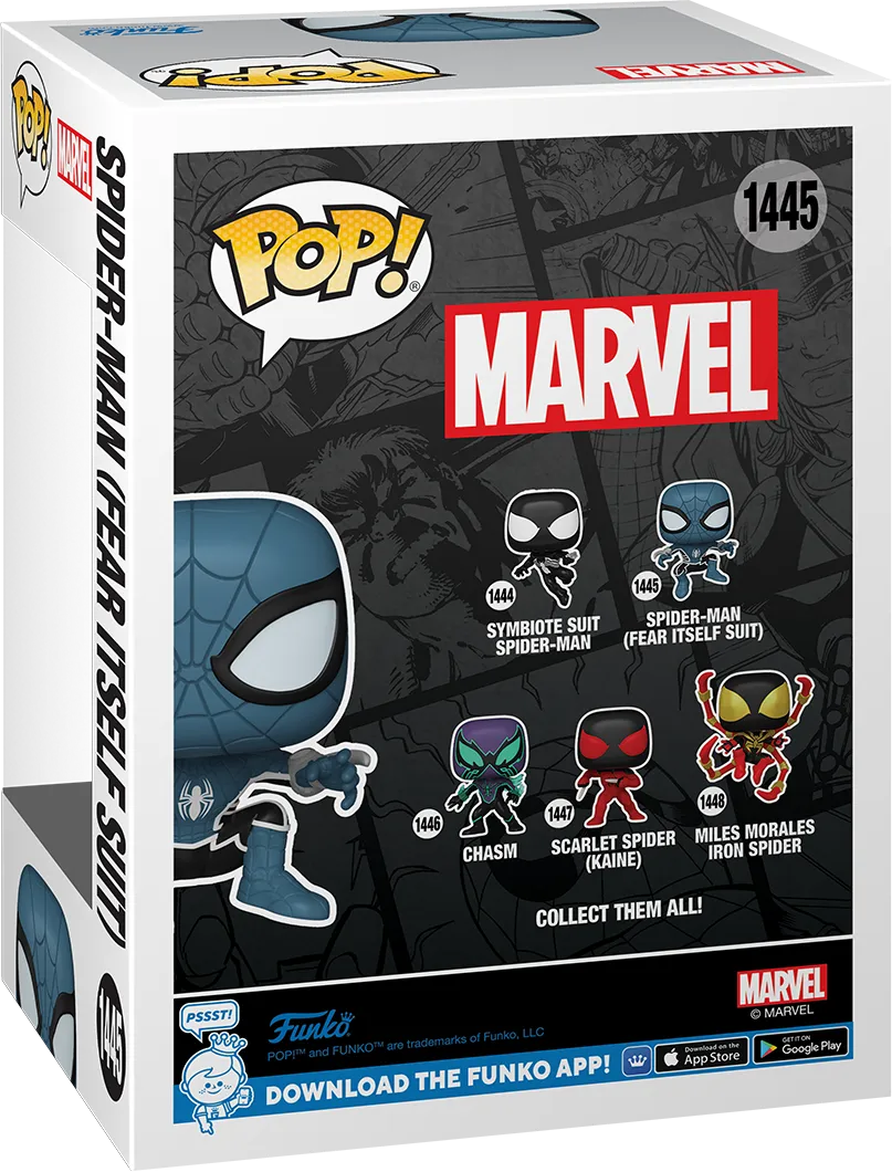 FUN83750 Marvel Comics - Spider-Man (Fear Itself Suit) Glow Pop! Vinyl - Funko - Titan Pop Culture