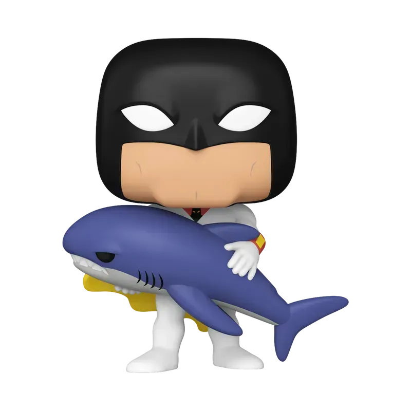 FUN83764 Space Ghost: Coast to Coast - Space Ghost with Shark Pop! Plus - Funko - Titan Pop Culture