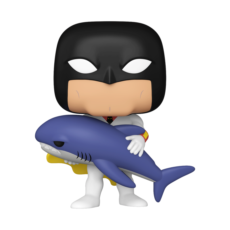 FUN83764 Space Ghost: Coast to Coast - Space Ghost with Shark Pop! Plus - Funko - Titan Pop Culture