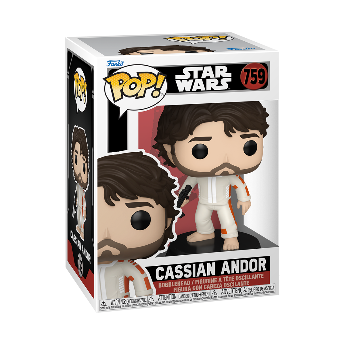 FUN83768 Star Wars: Andor - Cassian Andor Pop! Vinyl - Funko - Titan Pop Culture