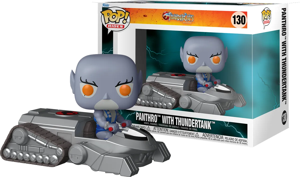 FUN83777 Thundercats - Panthro with Thundertank Pop! Ride Vinyl - Funko - Titan Pop Culture