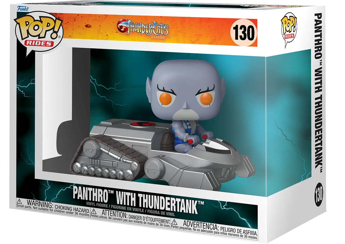 FUN83777 Thundercats - Panthro with Thundertank Pop! Ride Vinyl - Funko - Titan Pop Culture