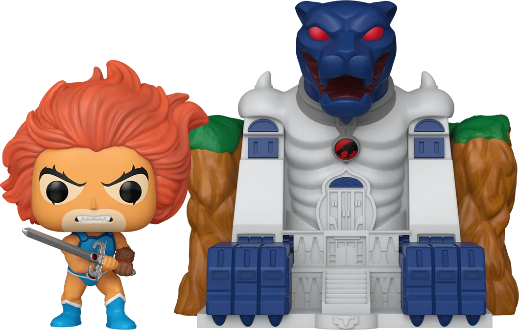 FUN83778 Thundercats - Lion-O with Cat's Lair Pop! Town Vinyl - Funko - Titan Pop Culture