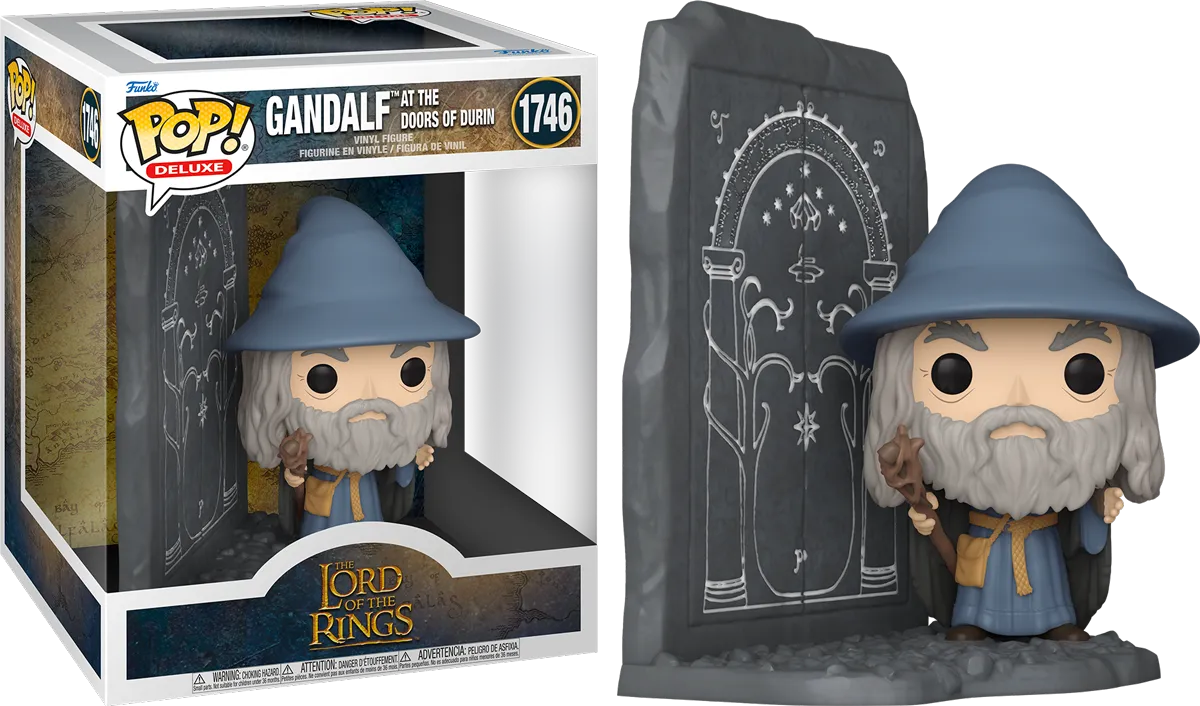 FUN83784 The Lord of the Rings - Gandalf at the Doors of Durin Pop! Deluxe - Funko - Titan Pop Culture