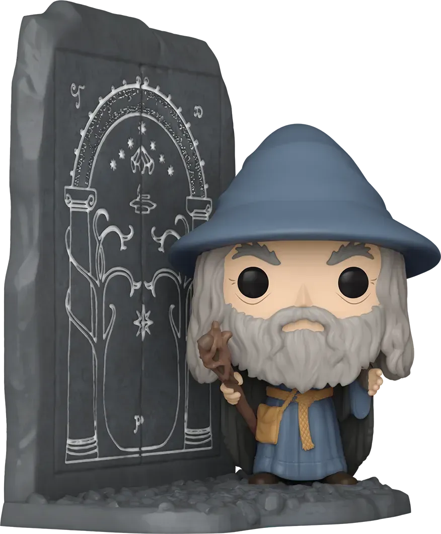 FUN83784 The Lord of the Rings - Gandalf at the Doors of Durin Pop! Deluxe - Funko - Titan Pop Culture