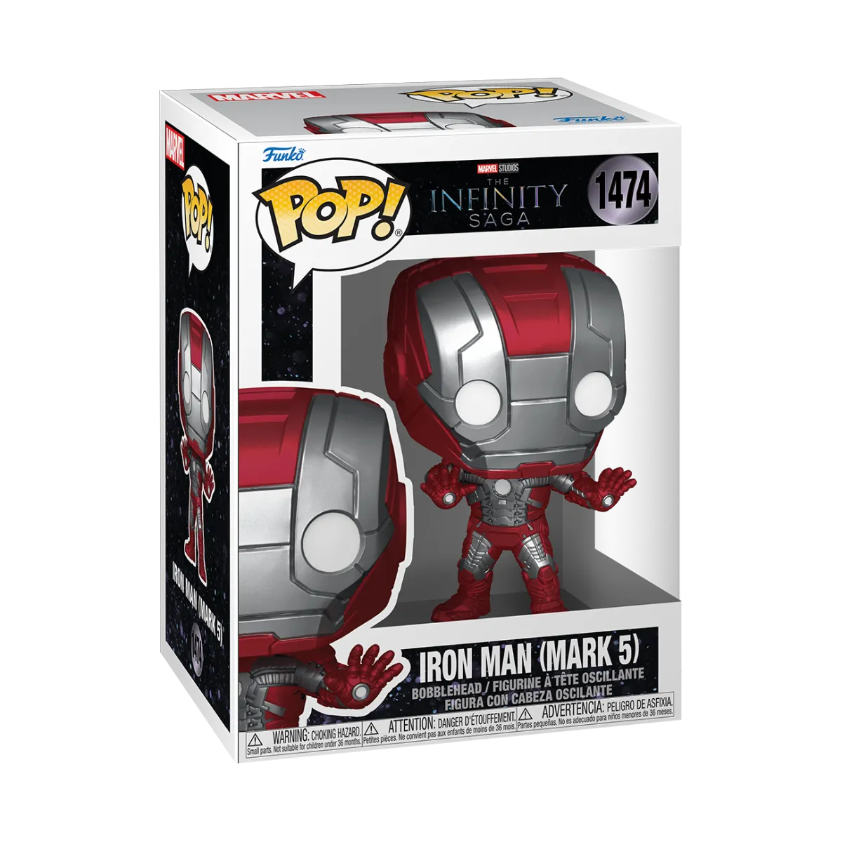 FUN83789 Avengers - Iron Man Mark V Infinity Saga Pop! Vinyl - Funko - Titan Pop Culture