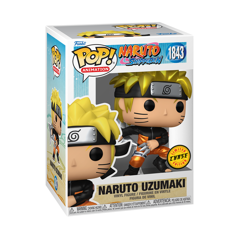 FUN83804BUNDLE Naruto - Naruto Uzumaki with Shuriken - Chase Bundle / Case - Funko - Titan Pop Culture