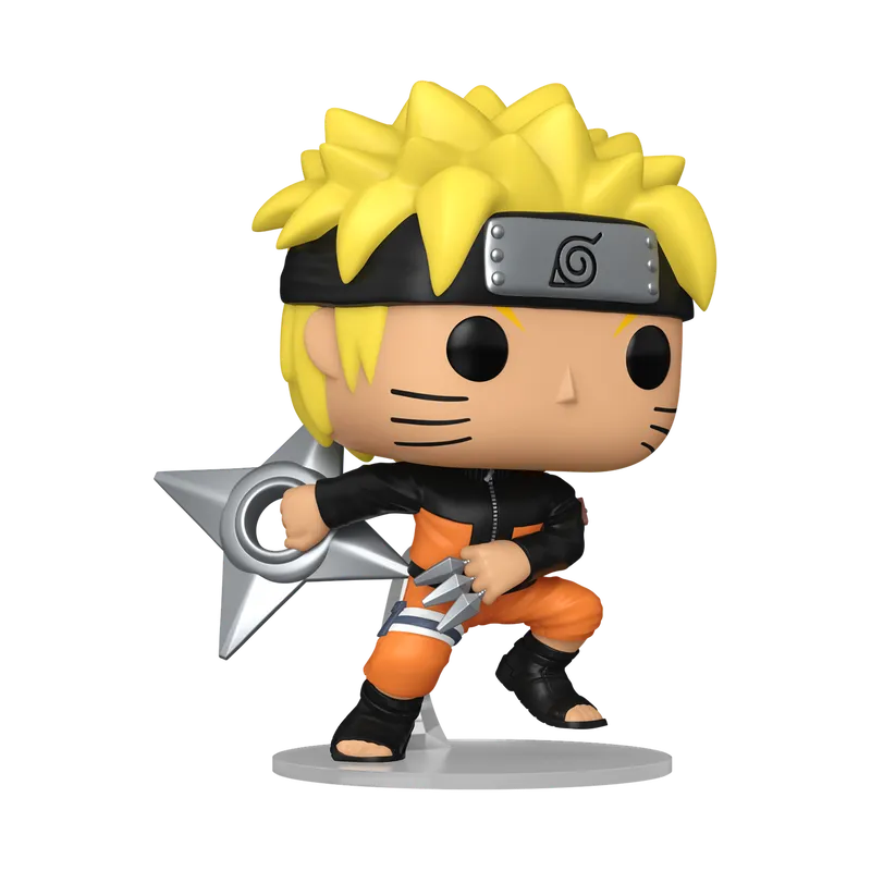 FUN83804BUNDLE Naruto - Naruto Uzumaki with Shuriken - Chase Bundle / Case - Funko - Titan Pop Culture