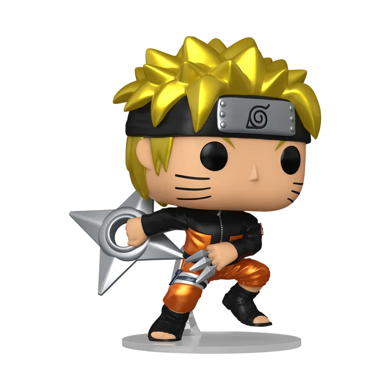 FUN83804BUNDLE Naruto - Naruto Uzumaki with Shuriken - Chase Bundle / Case - Funko - Titan Pop Culture