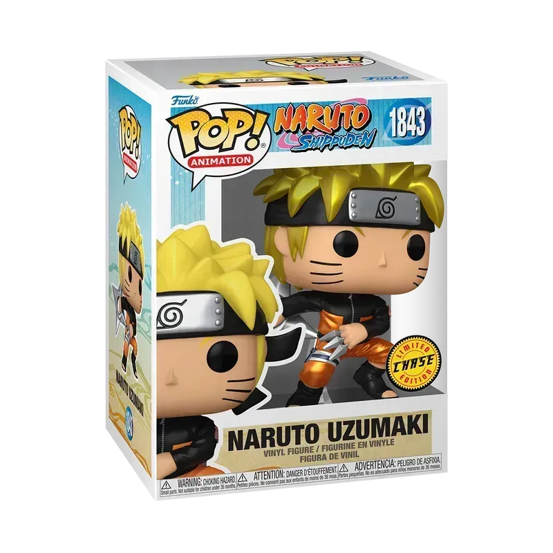 FUN83804BUNDLE Naruto - Naruto Uzumaki with Shuriken - Chase Bundle / Case - Funko - Titan Pop Culture