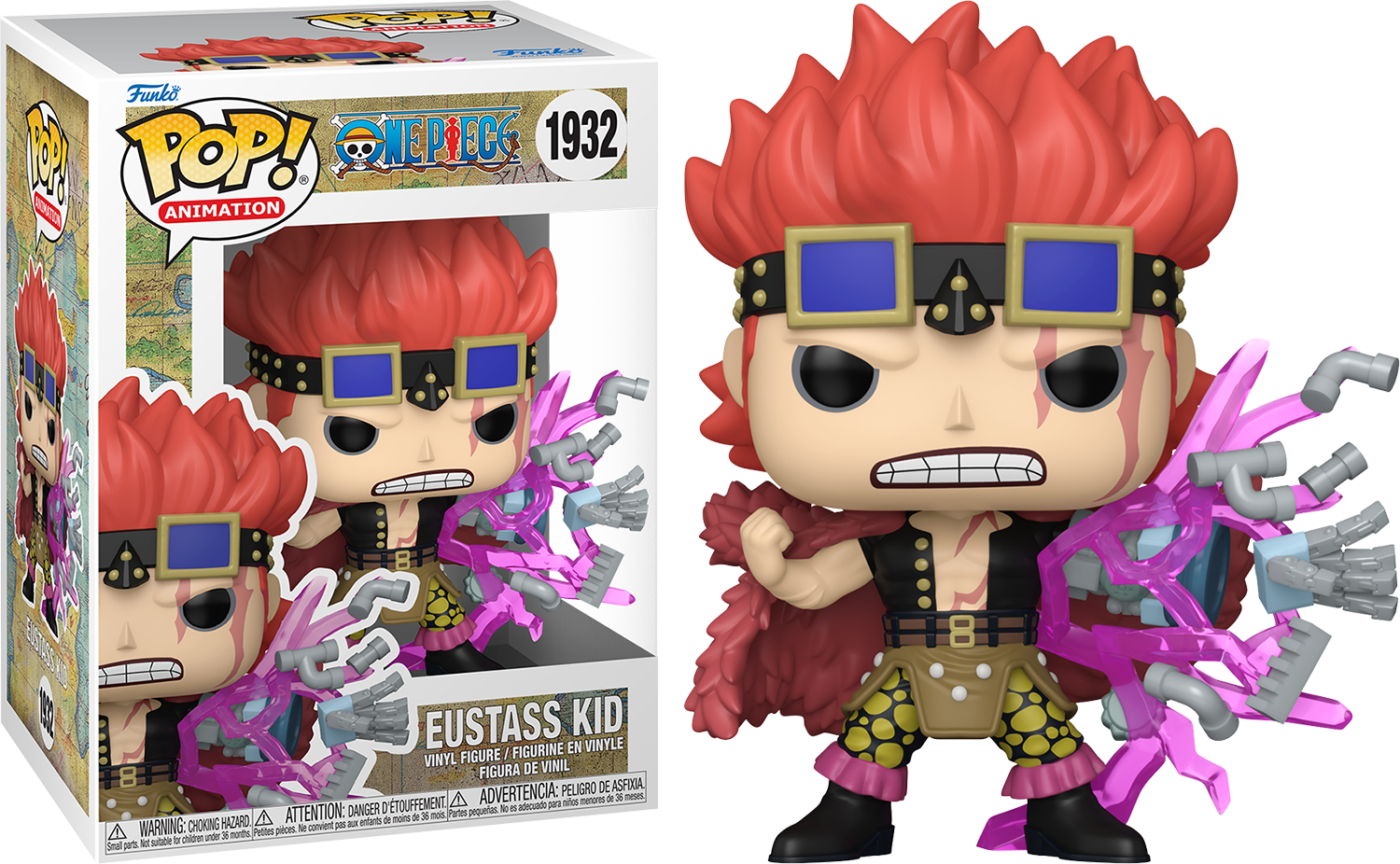 FUN83807 One Piece - Eustass Kid with Awakening Pop! Vinyl - Funko - Titan Pop Culture