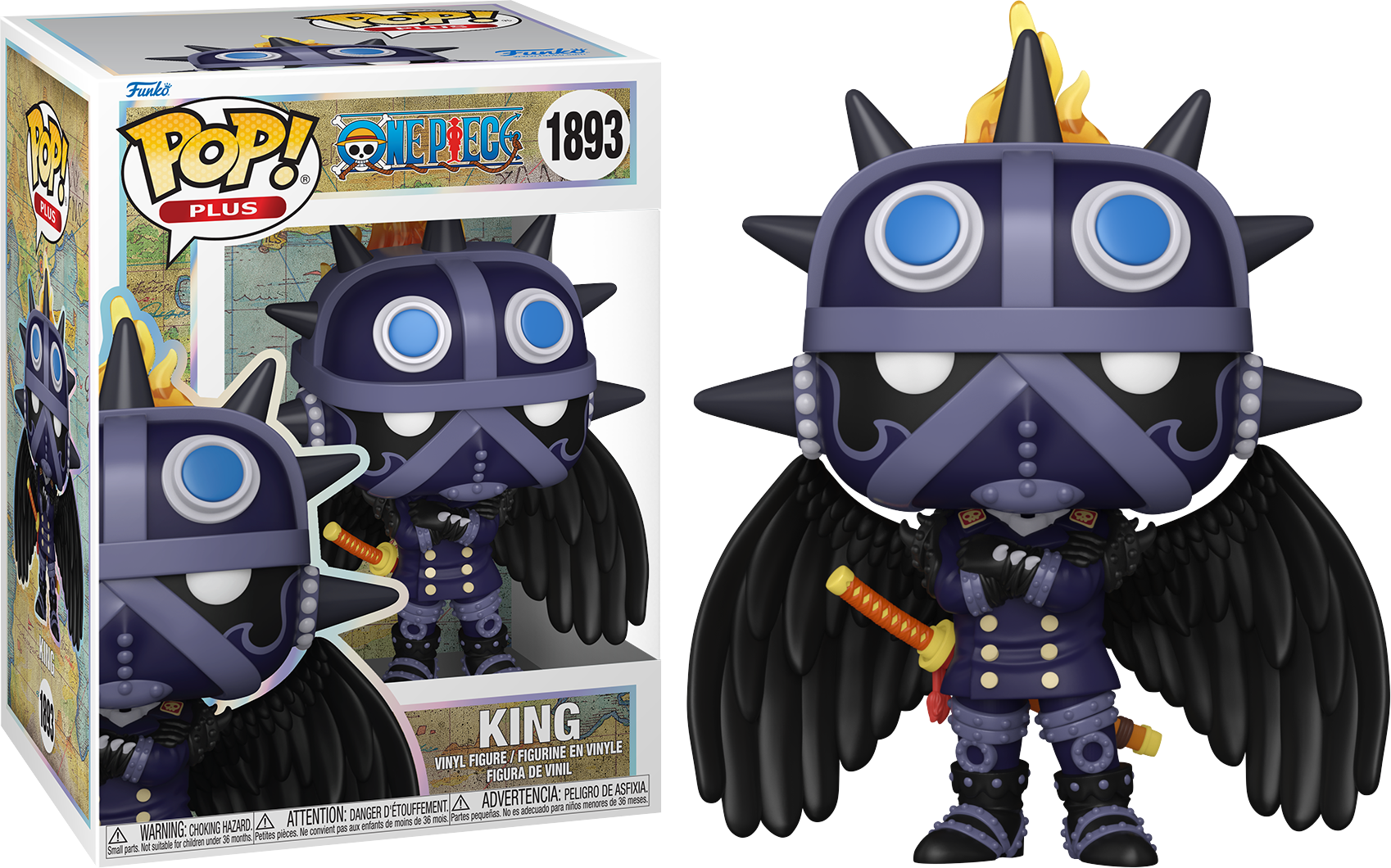 FUN83808 One Piece - King Pop! Vinyl - Funko - Titan Pop Culture