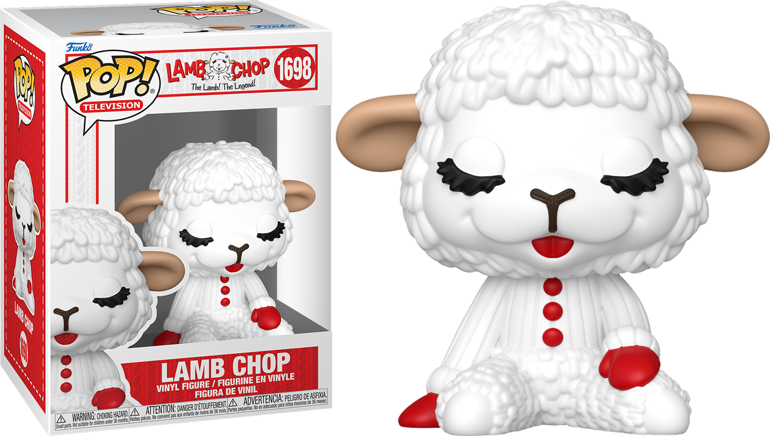 FUN83810 Lamb Chop's Play Along - Lamb Chop Pop! Vinyl - Funko - Titan Pop Culture