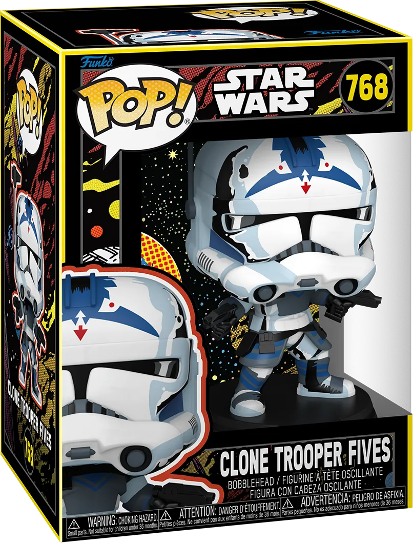 FUN83813 Star Wars: The Clone Wars - Fives (Retro) Pop! Vinyl - Funko - Titan Pop Culture