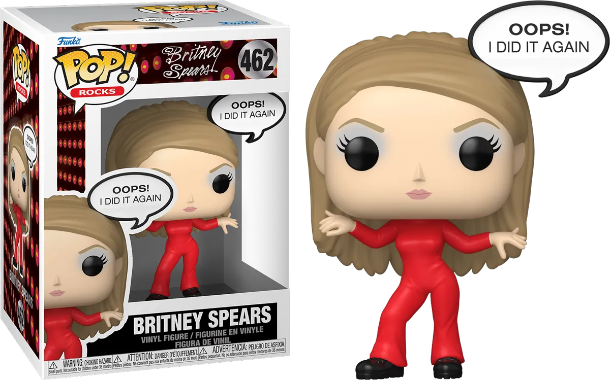 FUN83835 Britney Spears - Britney Spears 'Oops, I Did it Again' Pop! Vinyl - Funko - Titan Pop Culture