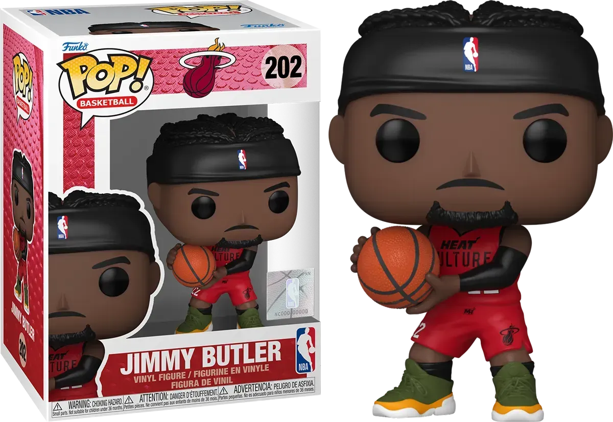 FUN83845 NBA: Heat - Jimmy Butler (City Edition 2024) Pop! Vinyl - Funko - Titan Pop Culture