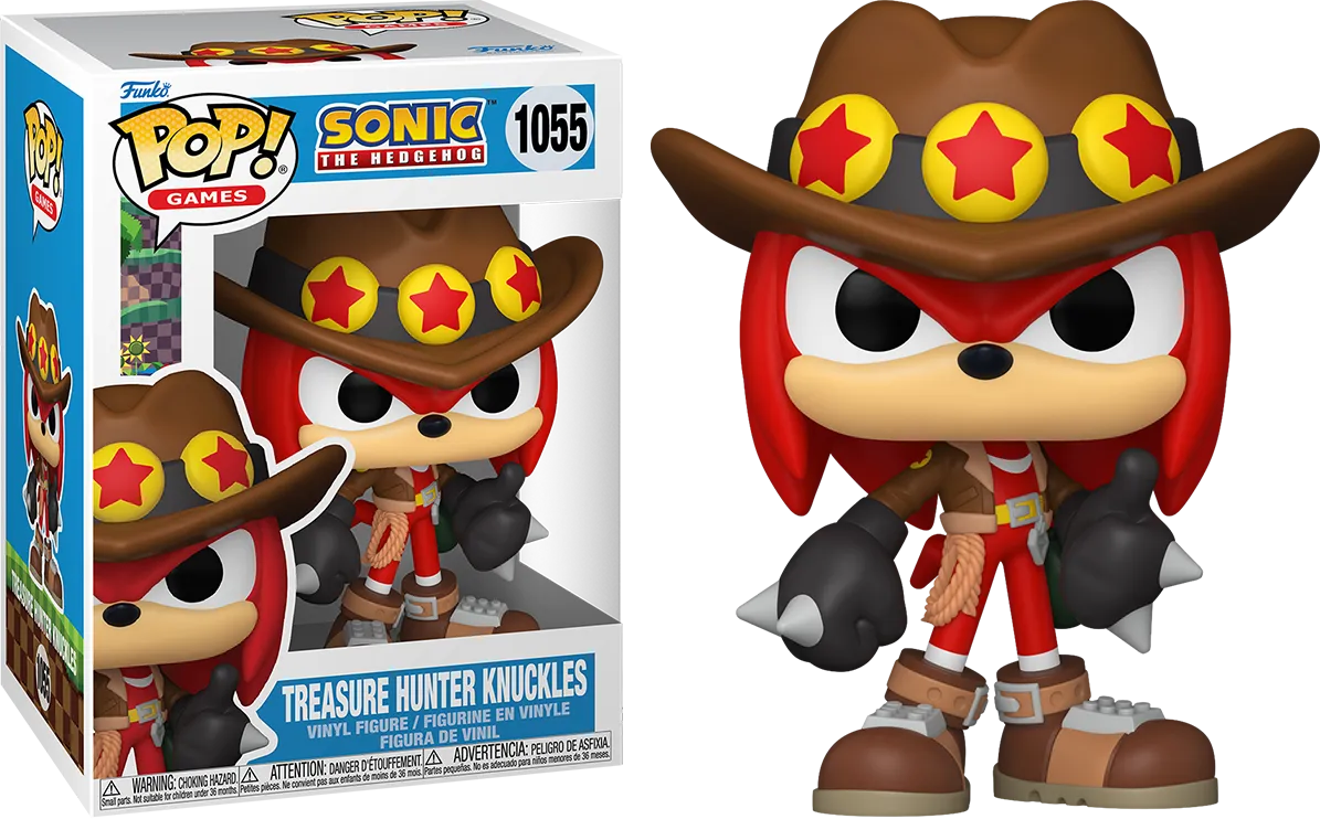 FUN83850 Sonic the Hedgehog - Treasure Hunter Knuckles Pop! Vinyl - Funko - Titan Pop Culture