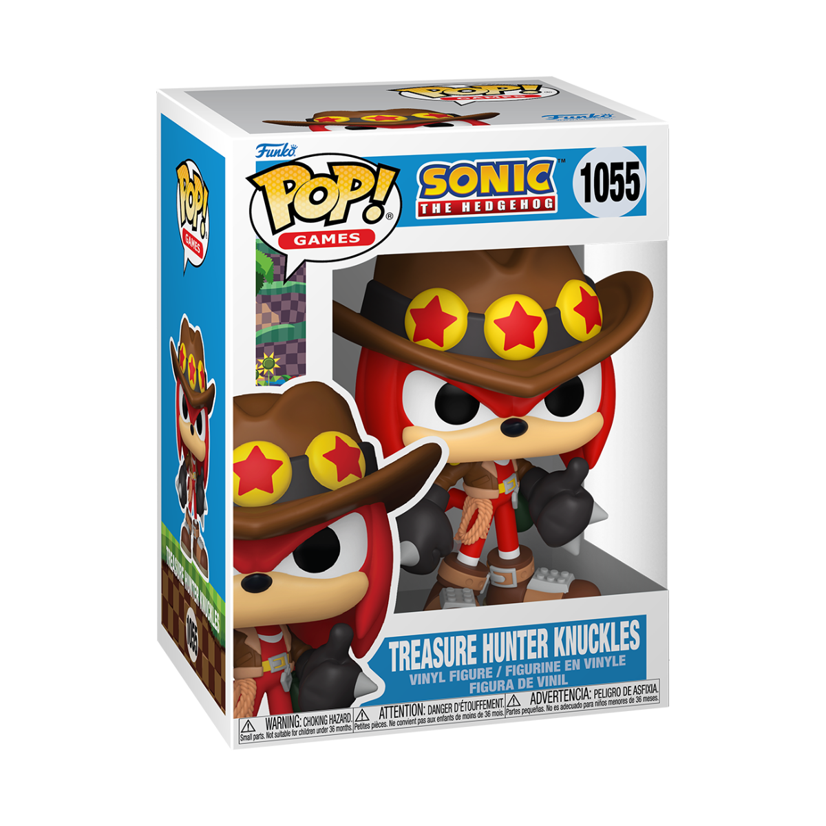 FUN83850 Sonic the Hedgehog - Treasure Hunter Knuckles Pop! Vinyl - Funko - Titan Pop Culture