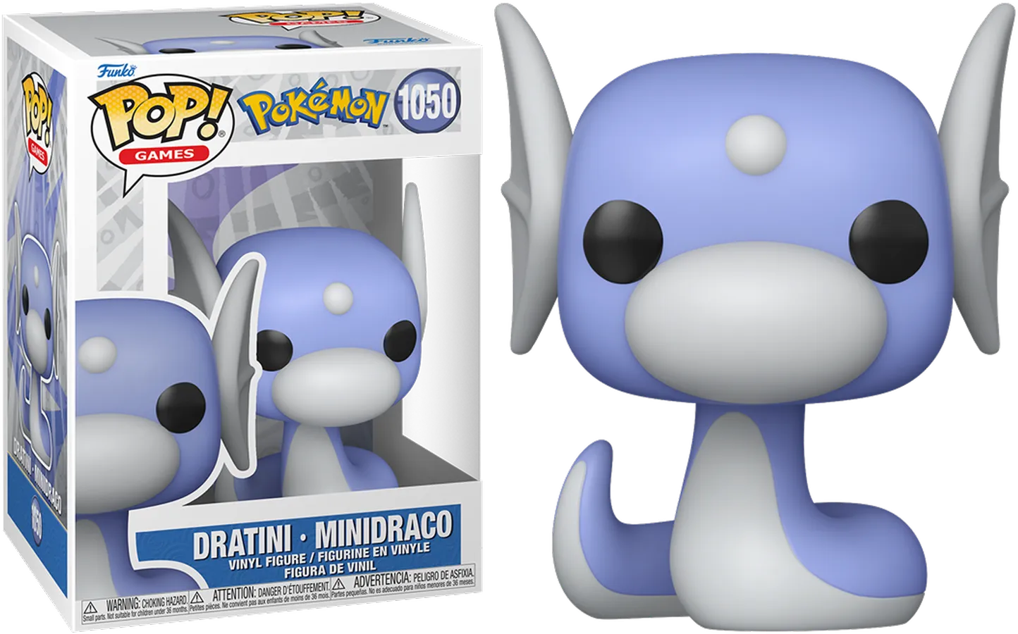 FUN83854 Pokemon - Dratini Pop! Vinyl - Funko - Titan Pop Culture