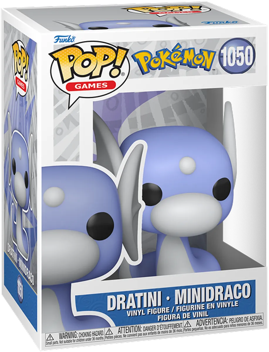 FUN83854 Pokemon - Dratini Pop! Vinyl - Funko - Titan Pop Culture