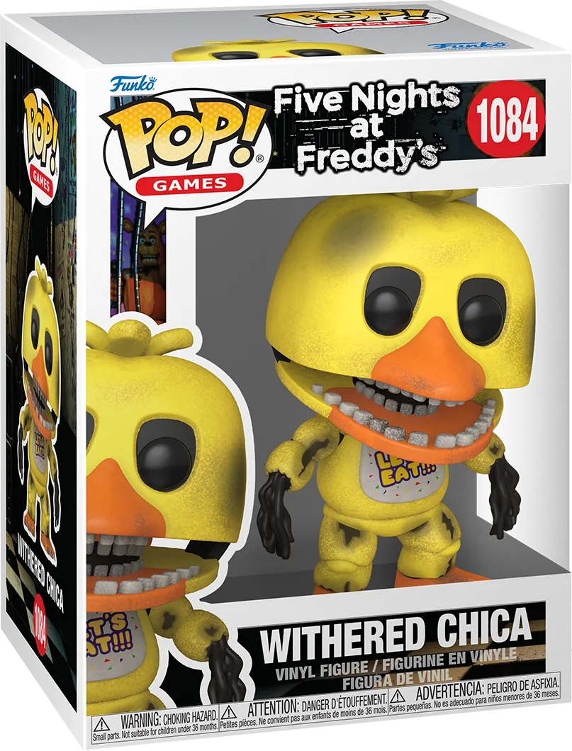FUN83865 Five Nights at Freddy's - Withered Chica Pop! Vinyl - Funko - Titan Pop Culture