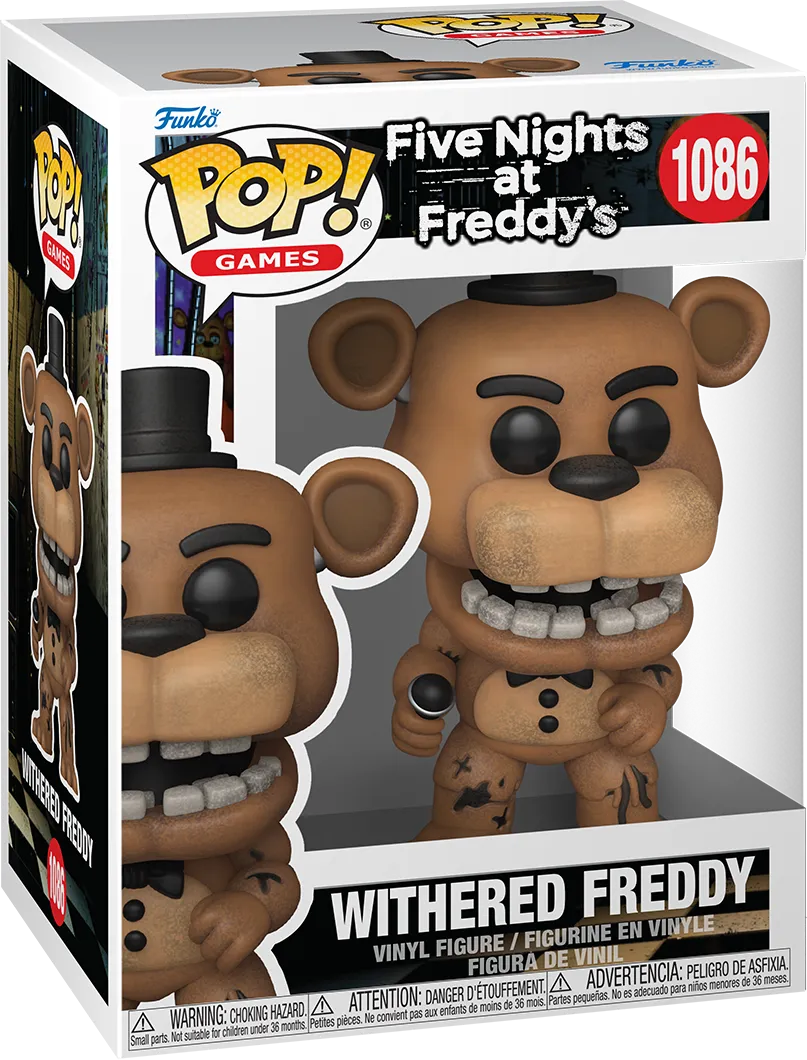 FUN83867 Five Nights at Freddy's - Withered Freddy Pop! Vinyl - Funko - Titan Pop Culture