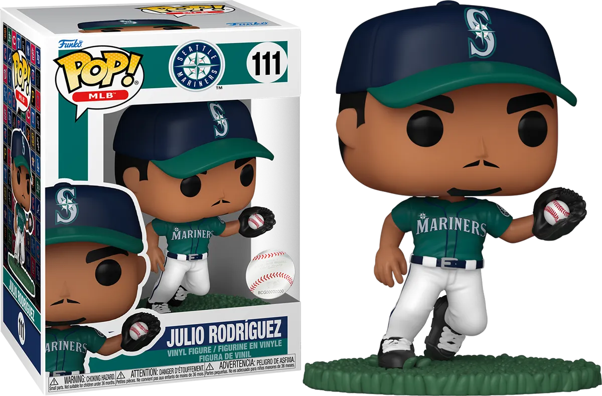 FUN83907 MLB Baseball - Julio Rodriguez Seattle Mariners Pop! Vinyl - Funko - Titan Pop Culture