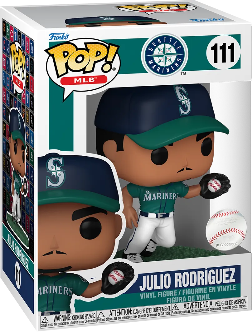 FUN83907 MLB Baseball - Julio Rodriguez Seattle Mariners Pop! Vinyl - Funko - Titan Pop Culture