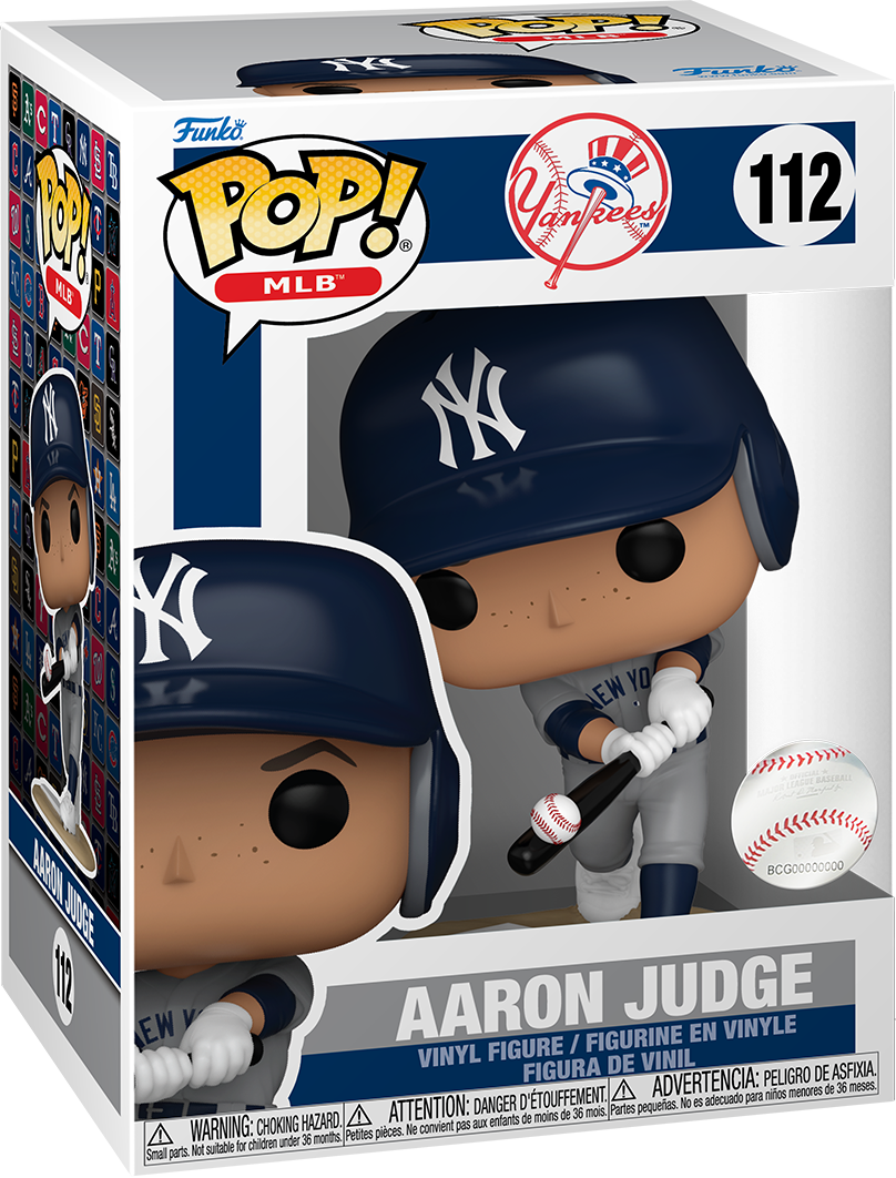 FUN83908 MLB Baseball - Aaron Judge Away New York Yankees Pop! Vinyl - Funko - Titan Pop Culture