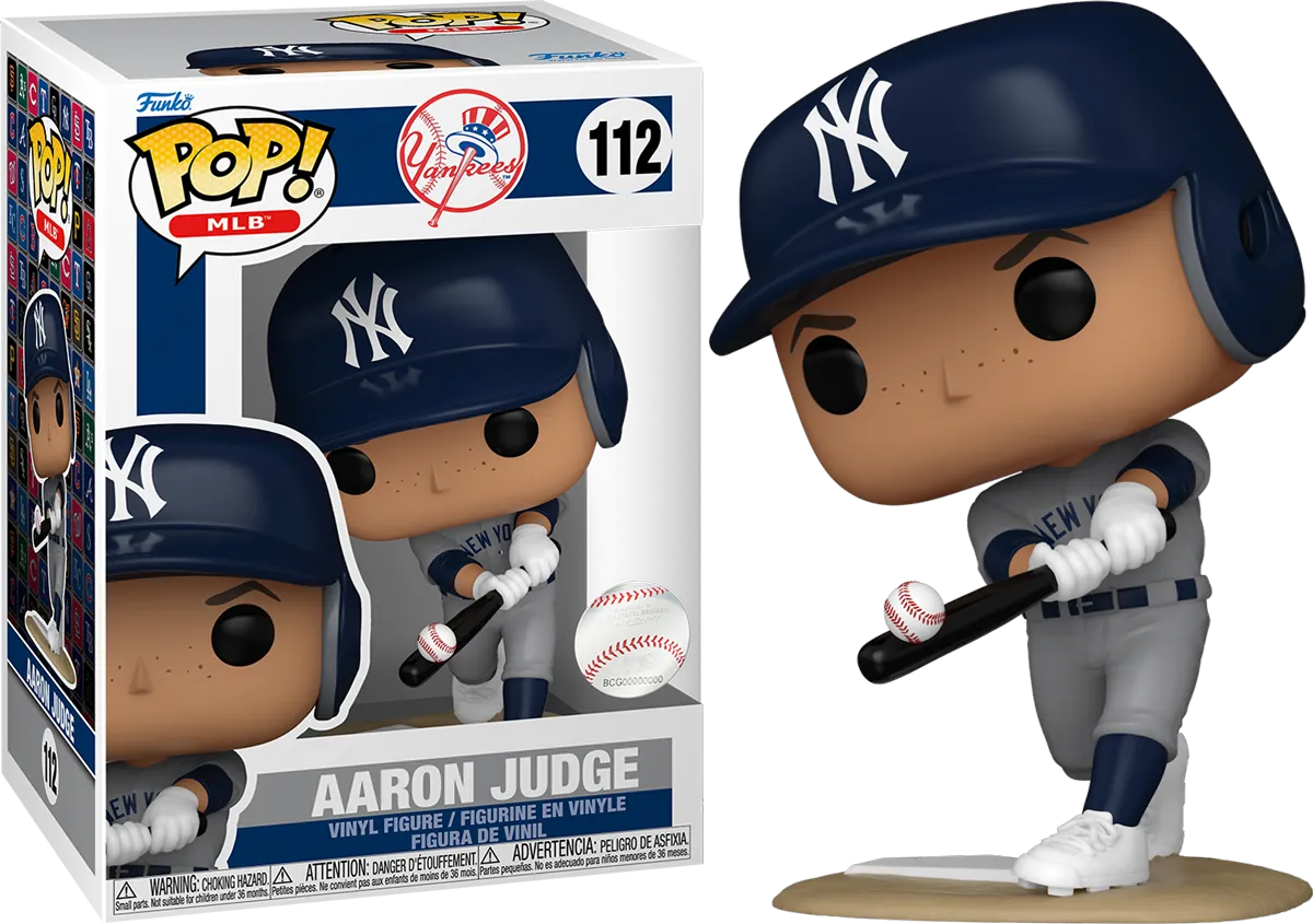 FUN83908 MLB Baseball - Aaron Judge Away New York Yankees Pop! Vinyl - Funko - Titan Pop Culture