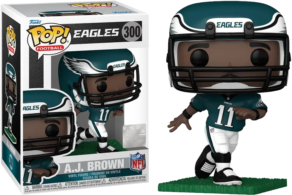 FUN83912 NFL: Eagles - AJ Brown Pop! Vinyl - Funko - Titan Pop Culture