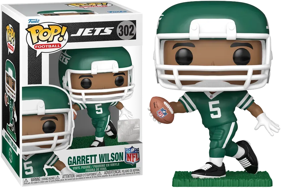 FUN83914 NFL: Jets - Garrett Wilson Pop! Vinyl - Funko - Titan Pop Culture