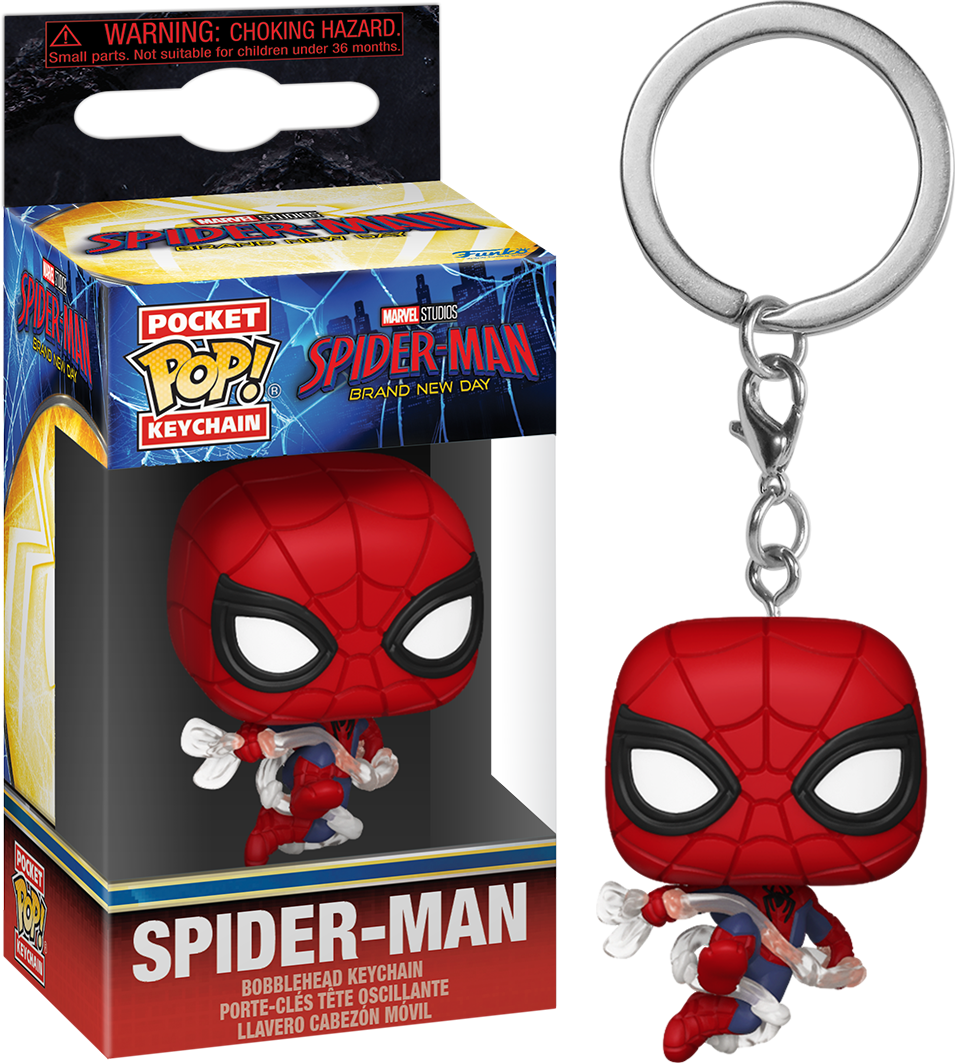 Spiderman: Brand New Day – Spiderman Pop! Vinyl Keychain