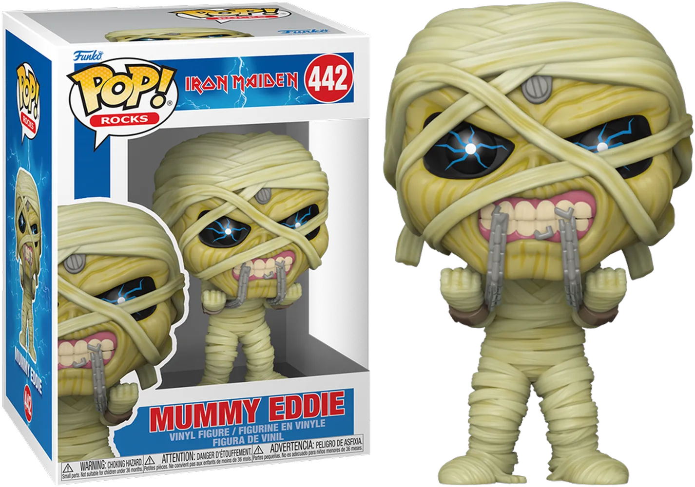 FUN84021 Iron Maiden: 50th Anniversary - Mummy Eddie Pop! Vinyl - Funko - Titan Pop Culture