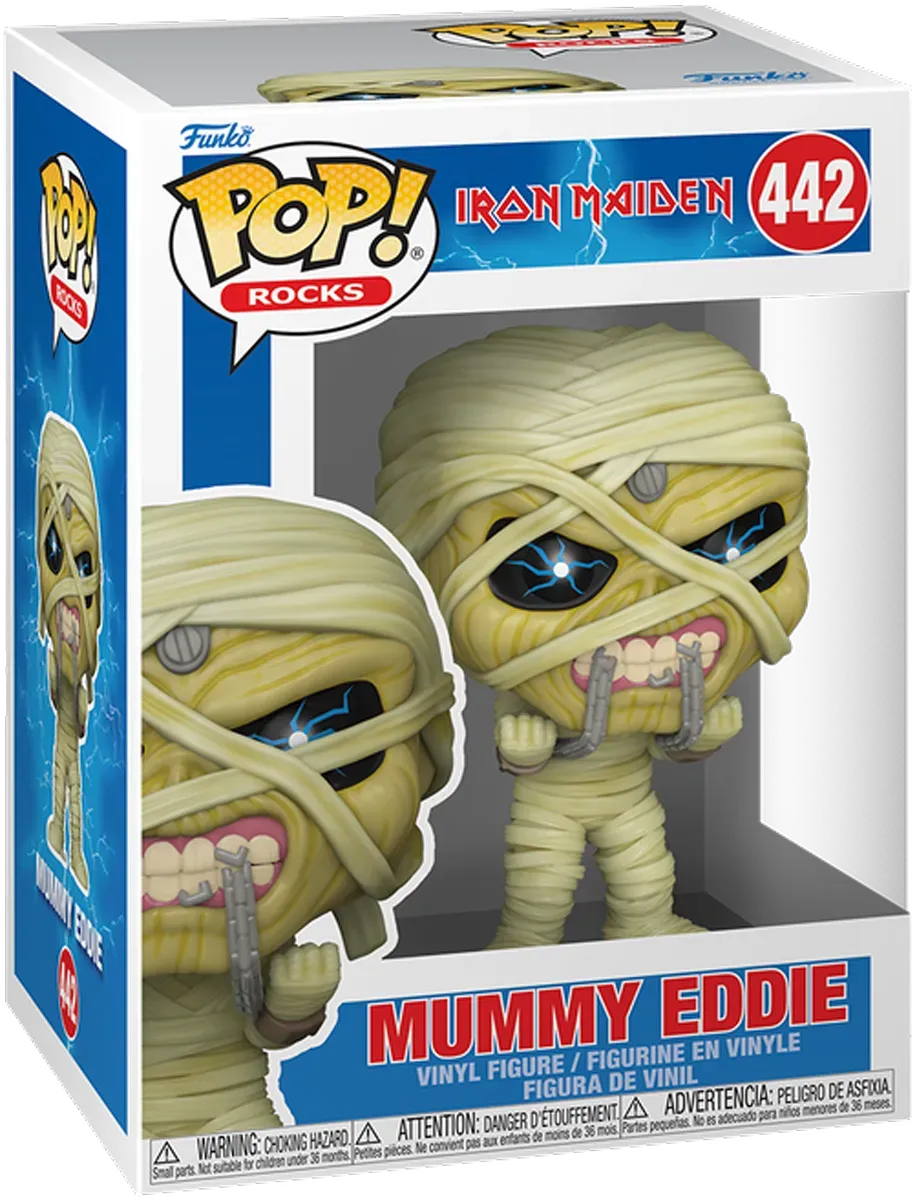 FUN84021 Iron Maiden: 50th Anniversary - Mummy Eddie Pop! Vinyl - Funko - Titan Pop Culture