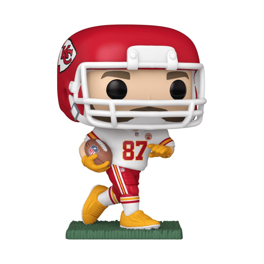 FUN84049 NFL: Chiefs - Travis Kelce (Away) Pop! Vinyl - Funko - Titan Pop Culture