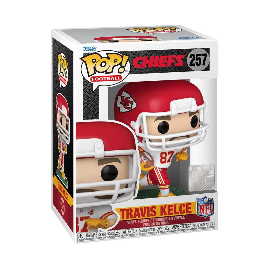 FUN84049 NFL: Chiefs - Travis Kelce (Away) Pop! Vinyl - Funko - Titan Pop Culture