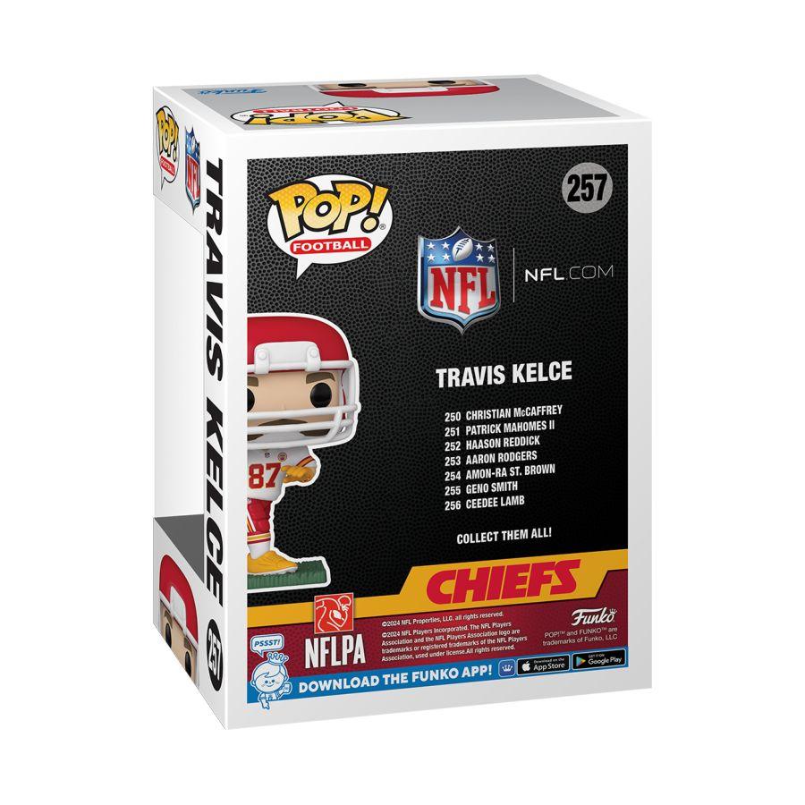 FUN84049 NFL: Chiefs - Travis Kelce (Away) Pop! Vinyl - Funko - Titan Pop Culture