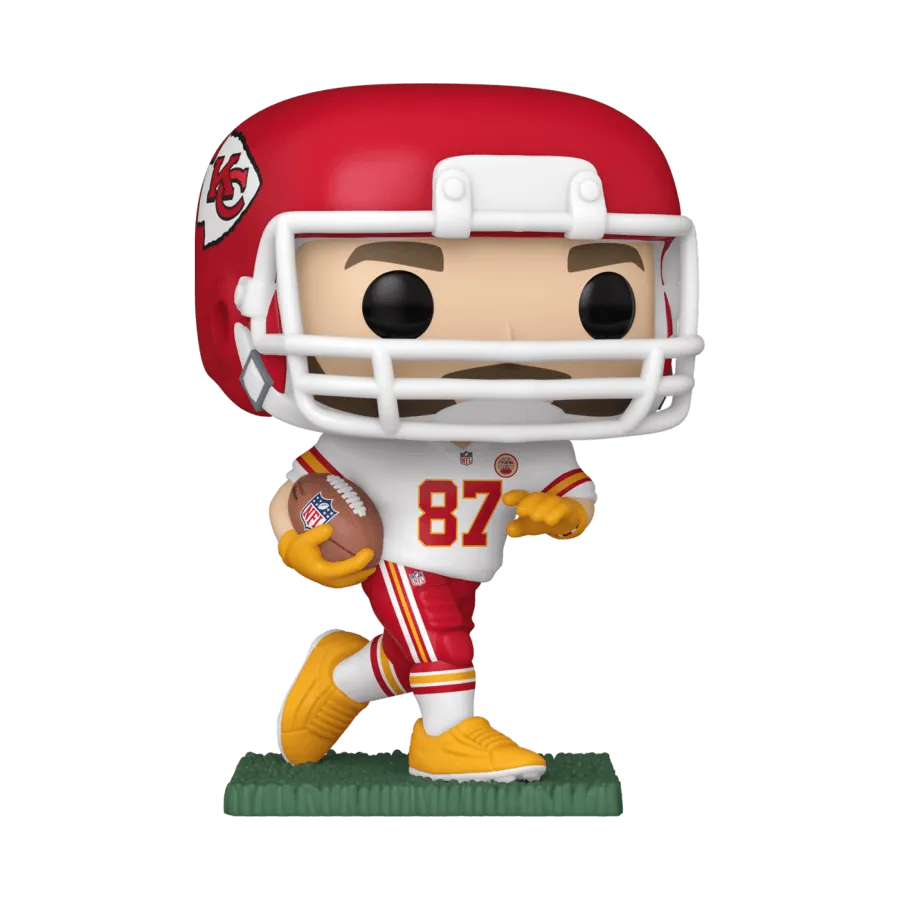 FUN84049 NFL: Chiefs - Travis Kelce (Away) Pop! Vinyl - Funko - Titan Pop Culture