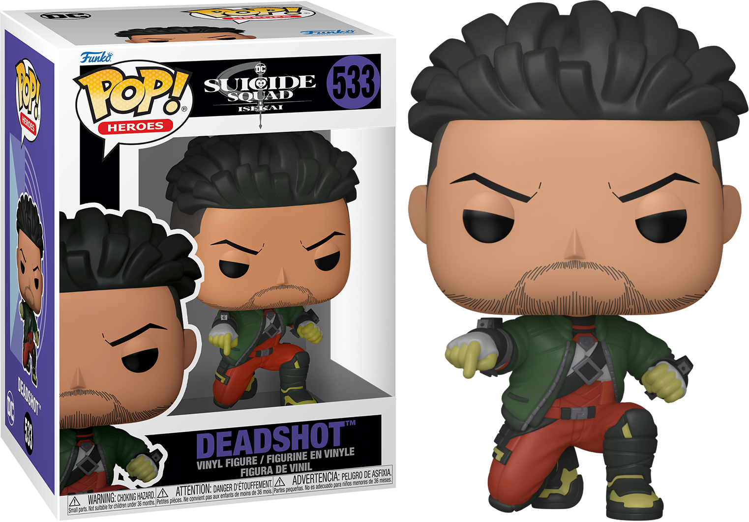 FUN84131 Suicide Squad: Isekai - Deadshot Pop! Vinyl - Funko - Titan Pop Culture