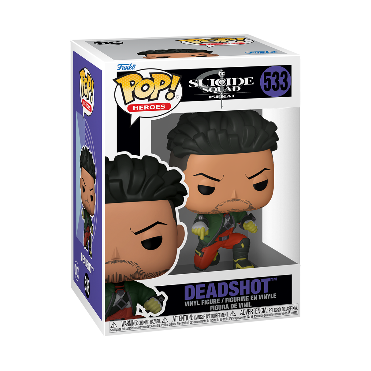 FUN84131 Suicide Squad: Isekai - Deadshot Pop! Vinyl - Funko - Titan Pop Culture