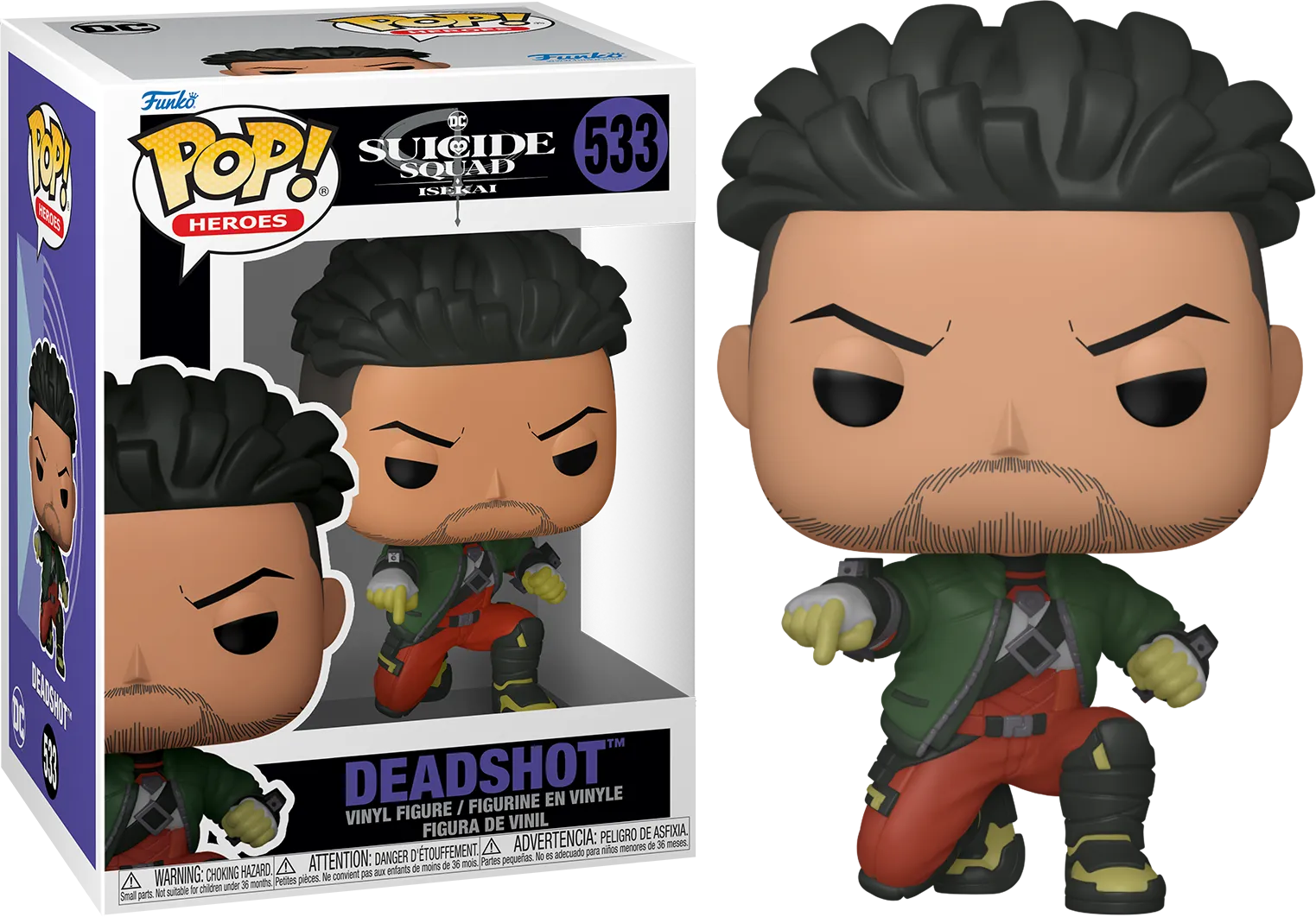 FUN84131 Suicide Squad: Isekai - Deadshot Pop! Vinyl - Funko - Titan Pop Culture