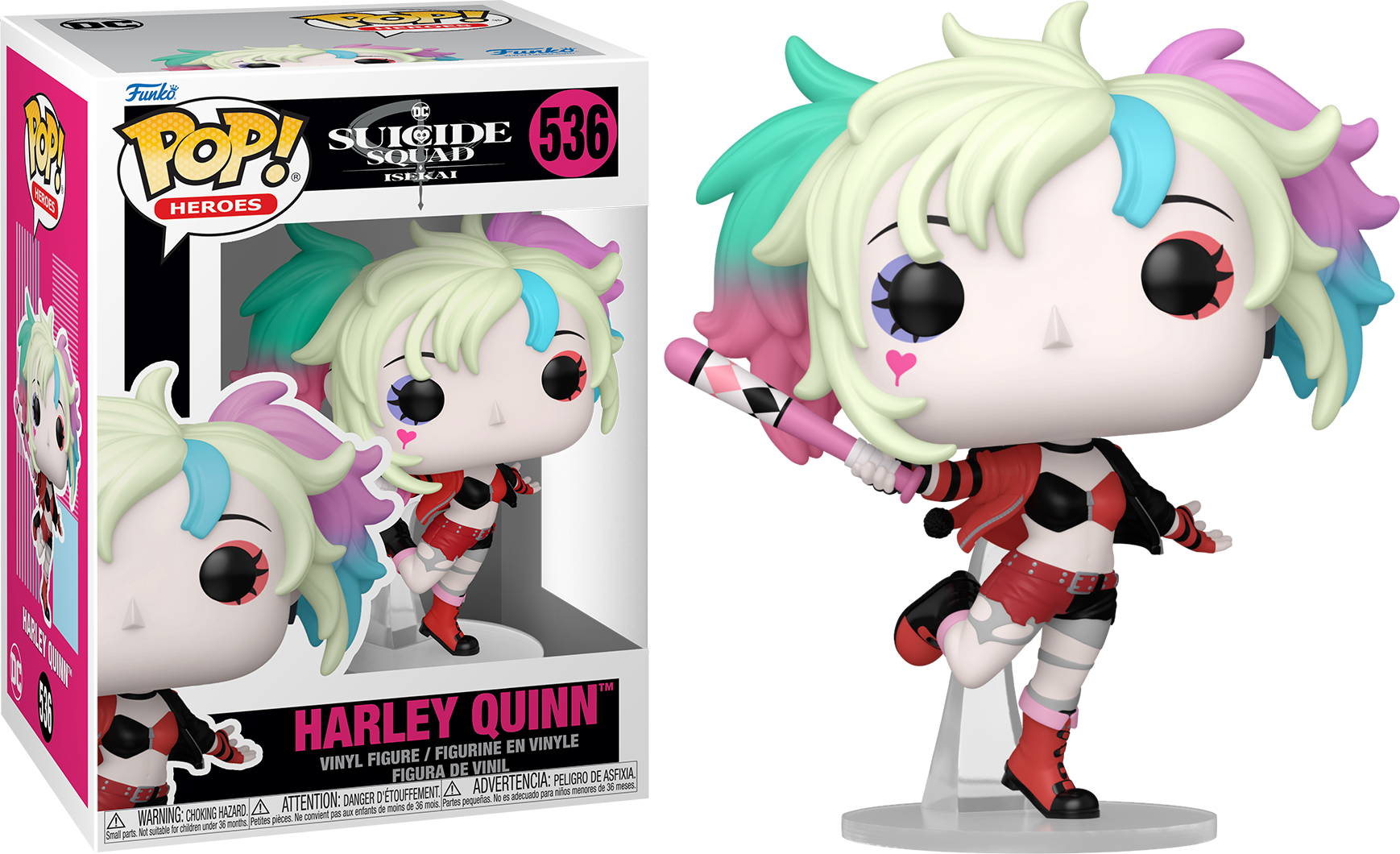 FUN84132 Suicide Squad: Isekai - Harley Pop! Vinyl - Funko - Titan Pop Culture