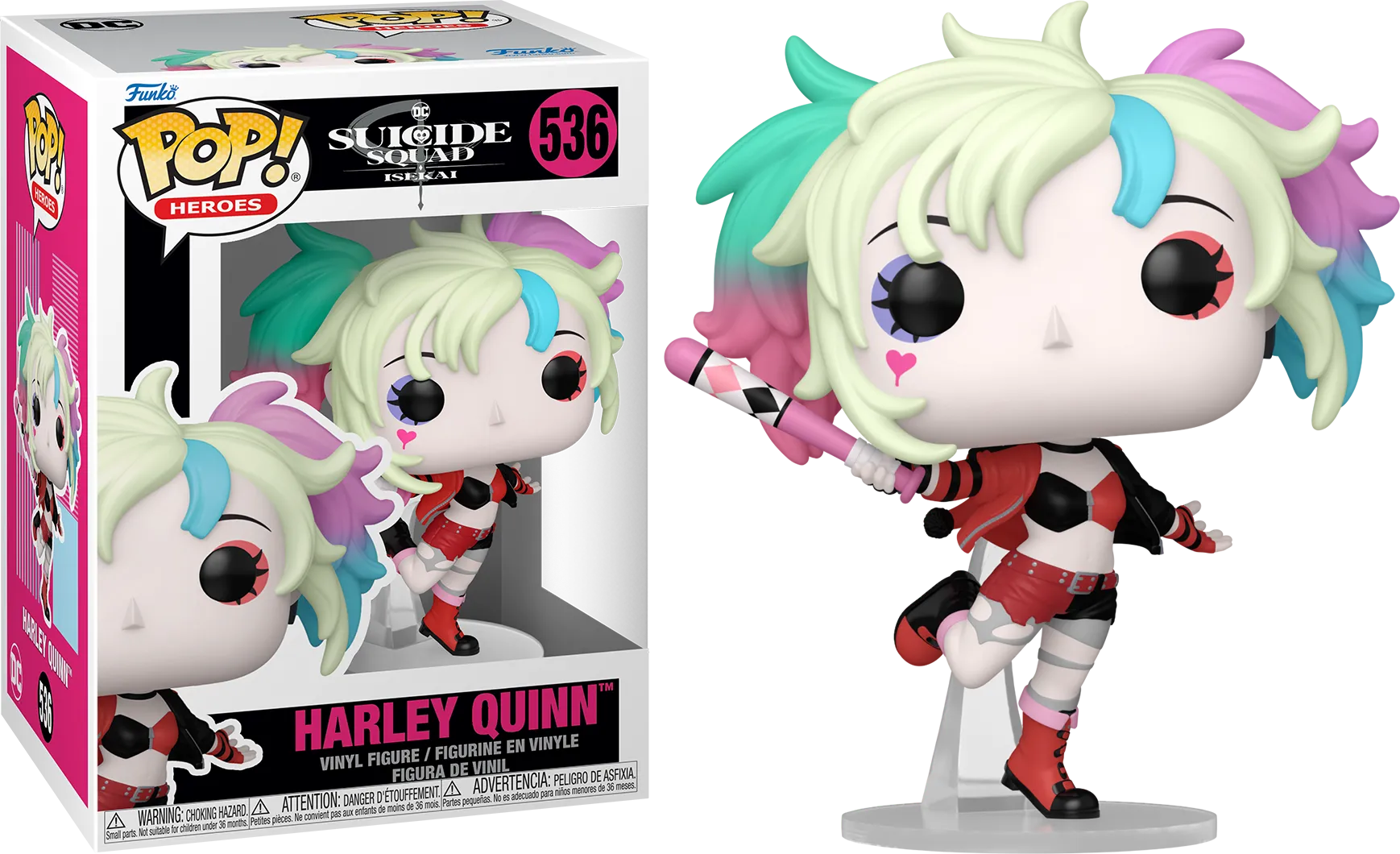 FUN84132 Suicide Squad: Isekai - Harley Pop! Vinyl - Funko - Titan Pop Culture