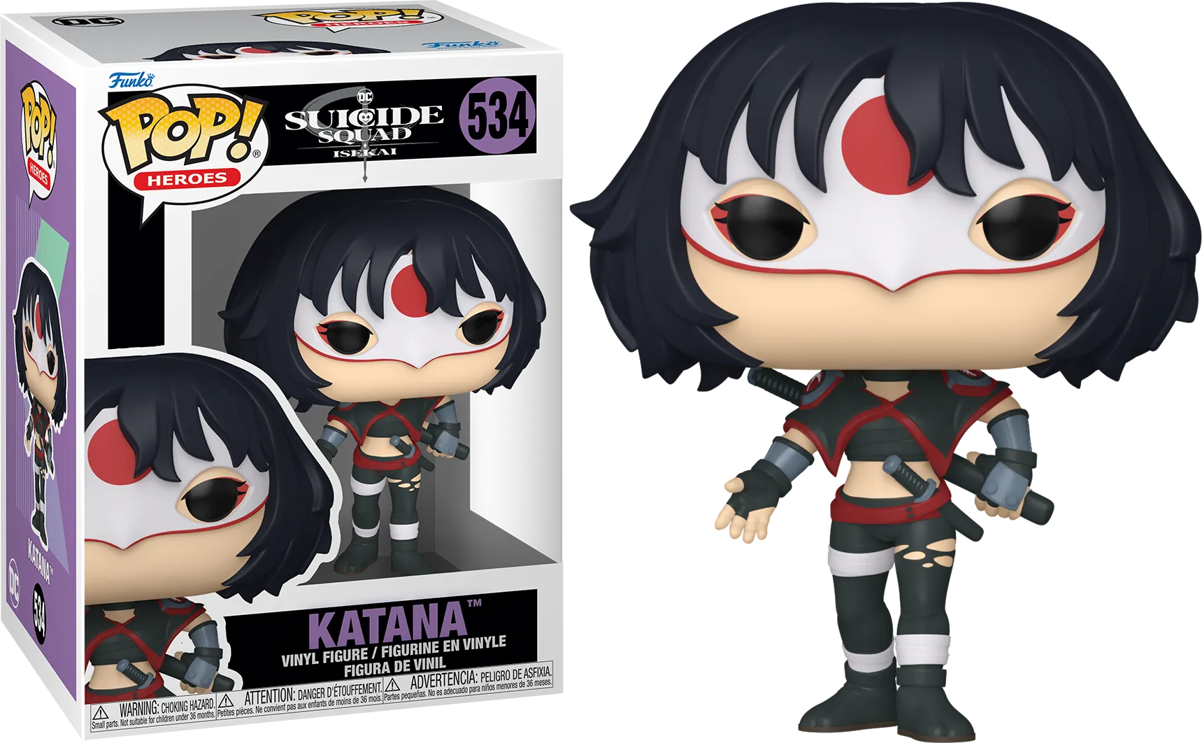 FUN84134 Suicide Squad: Isekai - Katana Pop! Vinyl - Funko - Titan Pop Culture