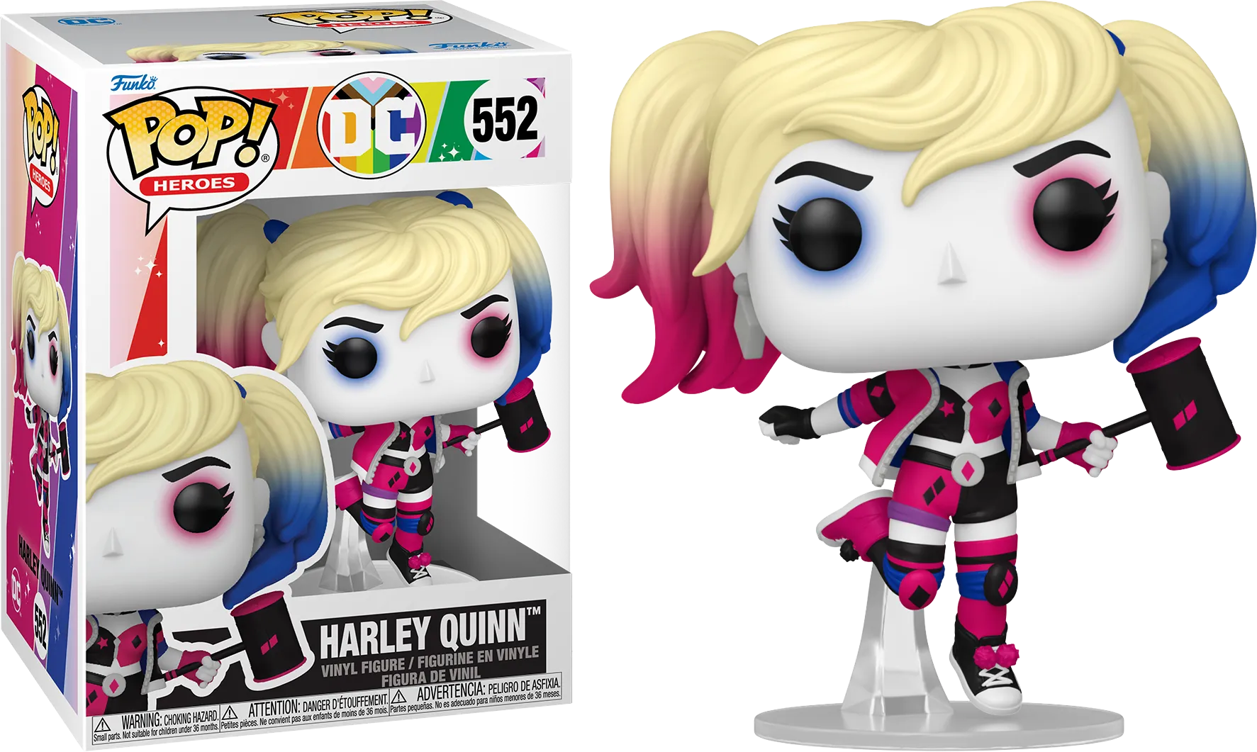 FUN84150 DC Comics - Harley Quinn (Pride 2025) Pop! Vinyl - Funko - Titan Pop Culture