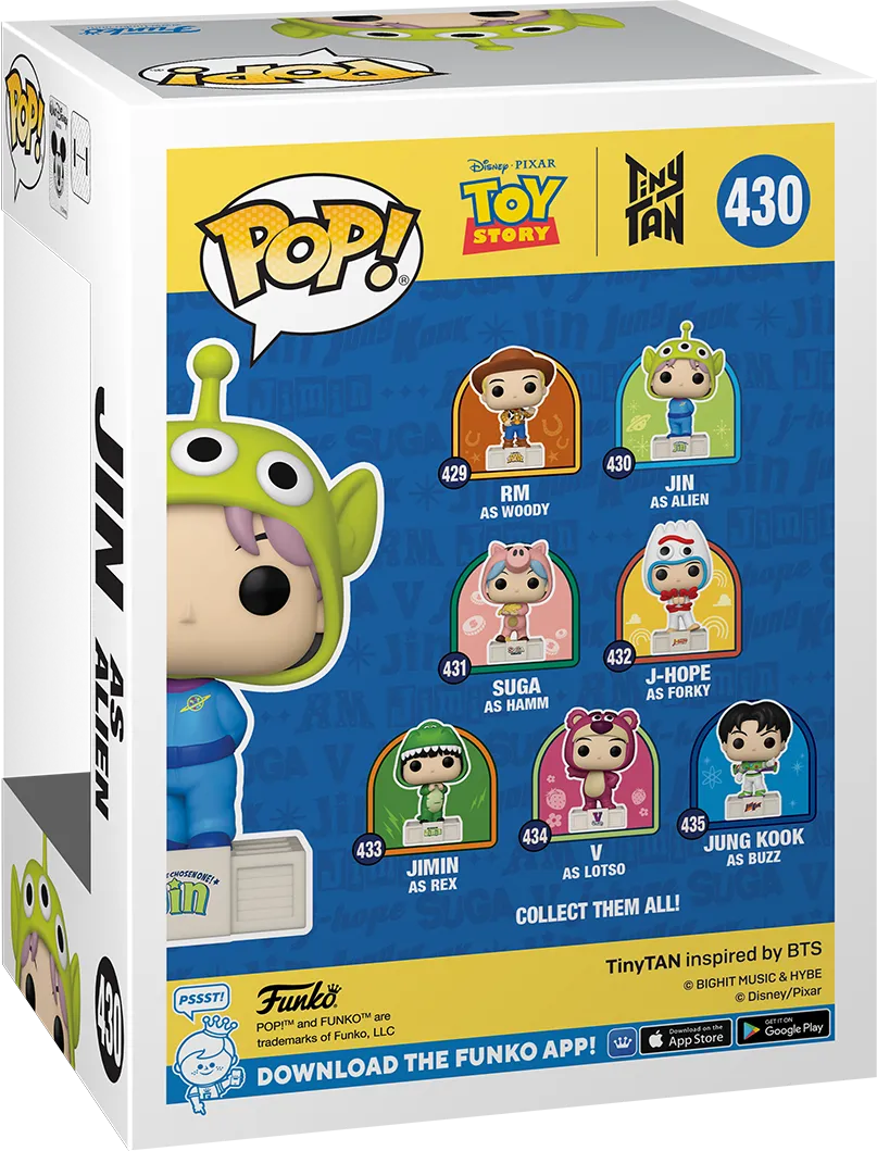 Toy Story x Tiny TAN - Jin Pop! Vinyl