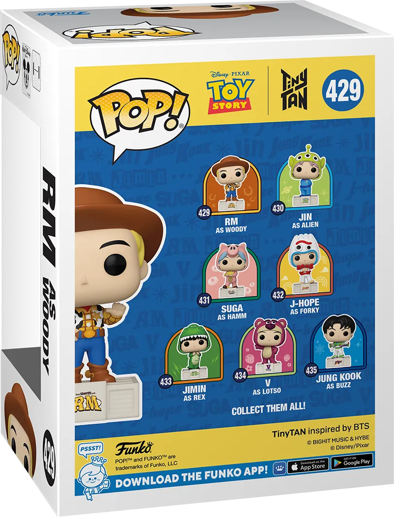 Toy Story x Tiny TAN - RM Pop! Vinyl